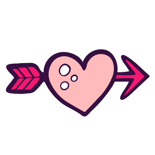 Arrow, cupid, heart, love, romance, valentine icon - Free download