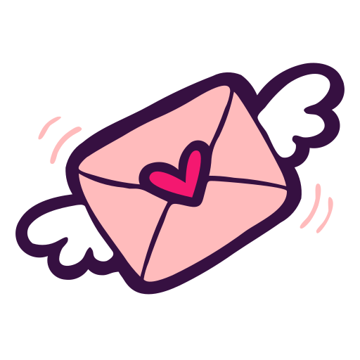 Letter, love, mail, message, post, valentine, wings icon - Free download
