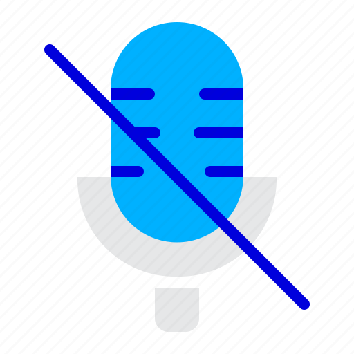 Microphone, muted, mic, record, recording, voice, voice note icon - Download on Iconfinder