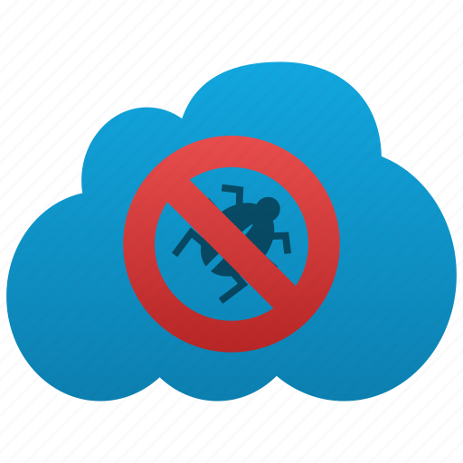 Antispam, antivirus, bug, caution, cautious, cloud, safety icon - Download on Iconfinder
