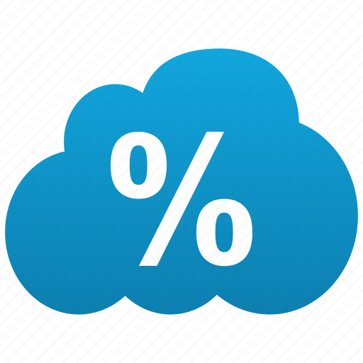 Calc, cloud, keeping, math, percent icon - Download on Iconfinder