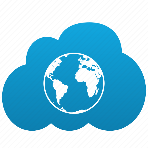 Globe, cloud, browser, internet, total, network, planet icon - Download on Iconfinder