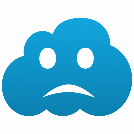Cloud, sad, heartsore, sorrow, dolour, mourning, grief icon - Download on Iconfinder