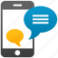 chat, messaging, mobile, sms, talk, text message, whatsapp 