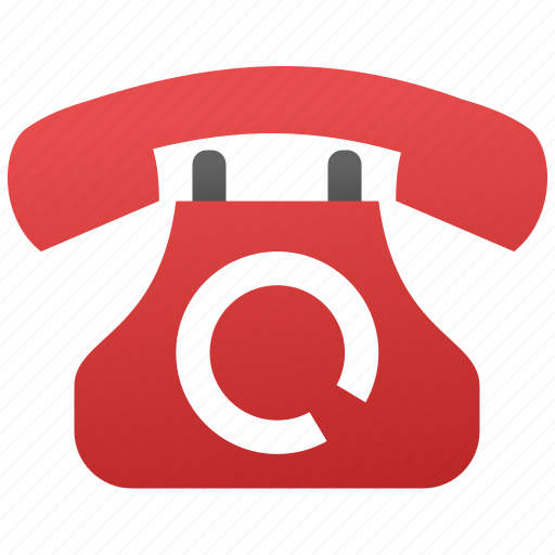 red telephone symbol