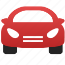 auto, automobile, car, red car, transport, transportation, vehicle