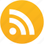 feed, internet, news, subscribe, web, rss button 