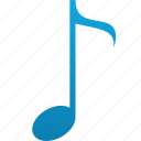 audio, music, music note, notation, note, sound, media