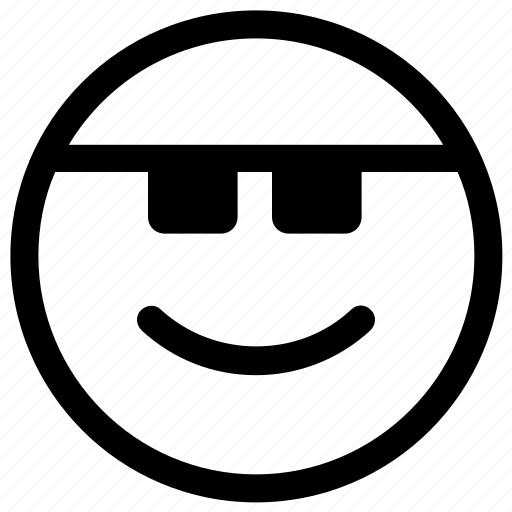 Cool, emoji, sunglasses, face icon - Download on Iconfinder