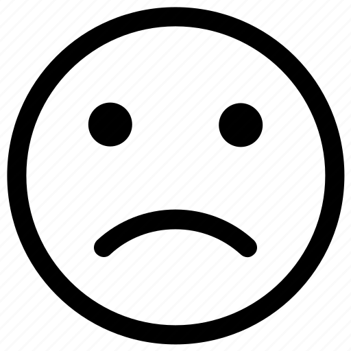 Sad, sad fece, unhappy icon - Download on Iconfinder