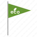 eco, ecology, flag, pointer, poi