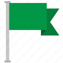 flag, green, location, point, poi 