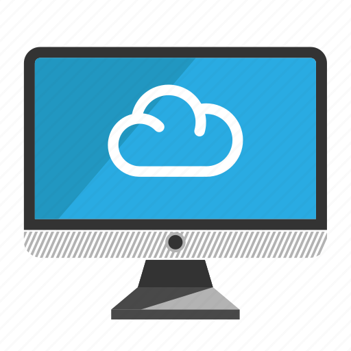 Cloud, computer, desktop, monitor, screen icon - Download on Iconfinder