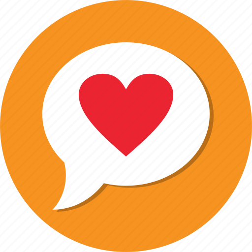 Circle, general, bubble, famous, heart, love icon - Download on Iconfinder