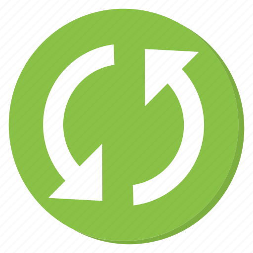 Circle, cycle, green, reload, sync, update icon - Download on Iconfinder