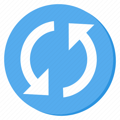 Circle, cycle, lightblue, reload, sync, update icon - Download on Iconfinder
