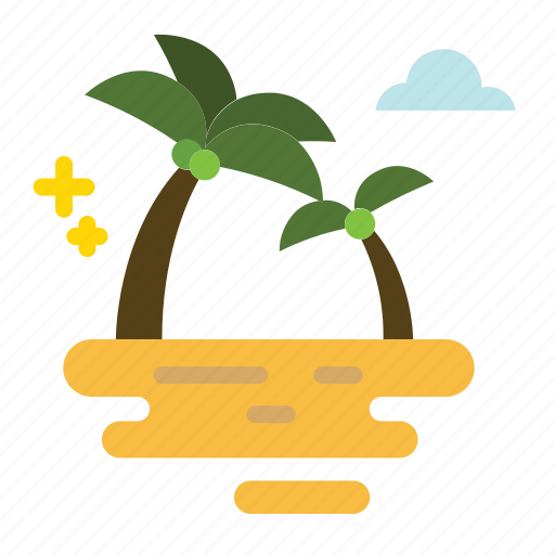 Beach, coconut, island, tree icon - Download on Iconfinder