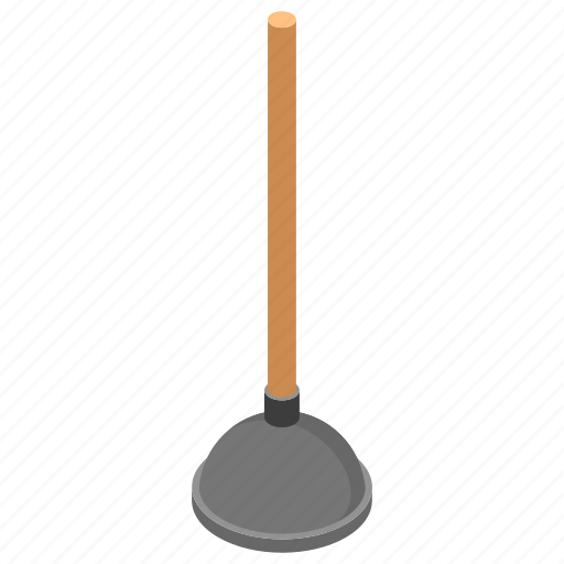 Cleaning tool, plunger, toilet cleaning, toilet plunger, washroom equipment icon - Download on Iconfinder