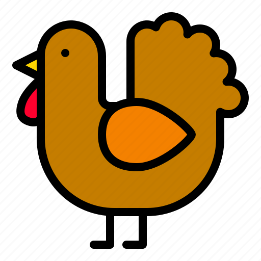 Animal, fall, farm, thanksgiving, turkey icon - Download on Iconfinder
