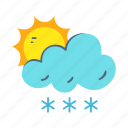 clouds, snow, sun, metereology, weather, forecast
