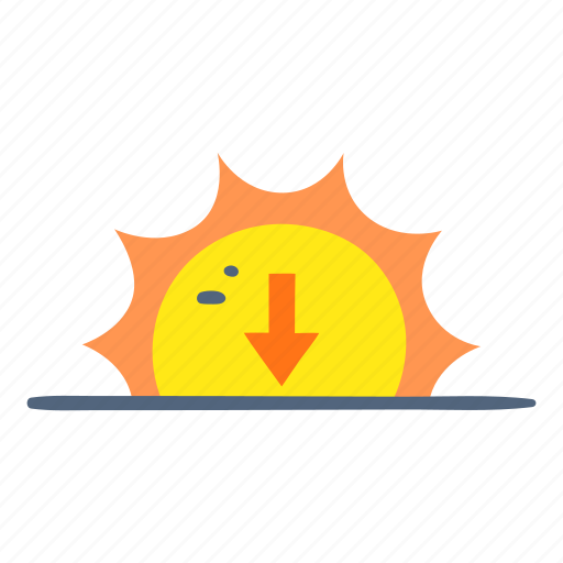 Sunset, weather, forecast, night, seasons icon - Download on Iconfinder