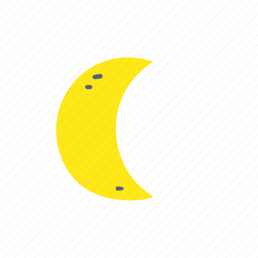 Wanning crescent, moon, lunar, calendar, tides icon - Download on Iconfinder