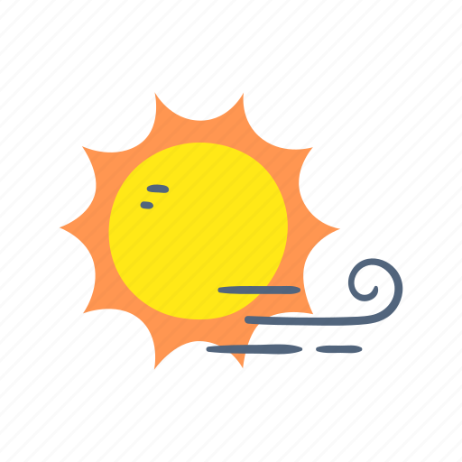 Wind, sun, weather, forecast, climate, metereology icon - Download on Iconfinder