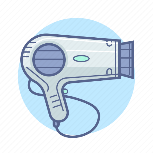 Hair dryer, hotel services, appliance, barbershop icon - Download on Iconfinder