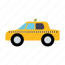 automotive, cab, car, taxi, traffic, transportation, yellow