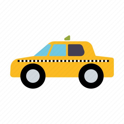 Automotive, cab, car, taxi, traffic, transportation, yellow icon - Download on Iconfinder