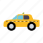 automotive, cab, car, taxi, traffic, transportation, yellow 