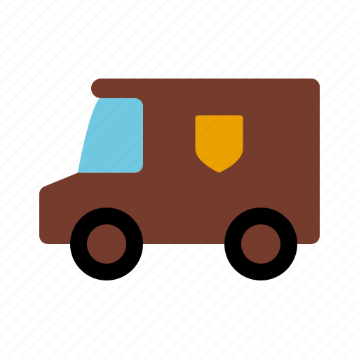 Automotive, delivery, motor vehicle, parcel service, traffic, transportation, van icon - Download on Iconfinder