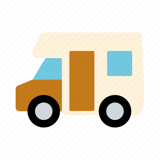Automotive, camper, motor vehicle, traffic, transportation, truck, van icon - Download on Iconfinder