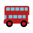 automotive, bus, doubledecker, london bus, motor vehicle, traffic, transportation