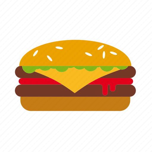 Burger, cheeseburger, fast food, food, hamburger, junk food, meat icon - Download on Iconfinder