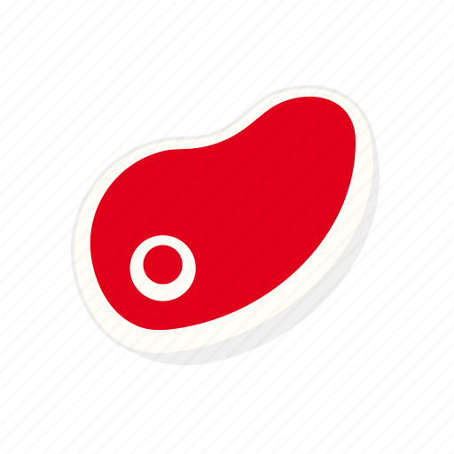 Food, meat, raw food, slice, steak icon - Download on Iconfinder