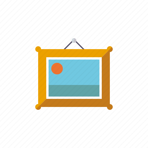 Decoration, furniture, interior, painting, picture frame icon - Download on Iconfinder