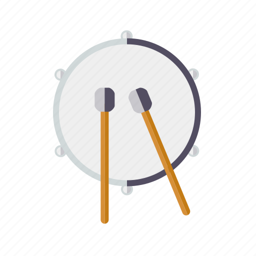 Drum, instrument, mallet, music, percussion, rhythm, sound icon - Download on Iconfinder
