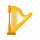 concert, harp, instrument, music, sound, string