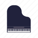 grand piano, instrument, keyboard, music, sound 