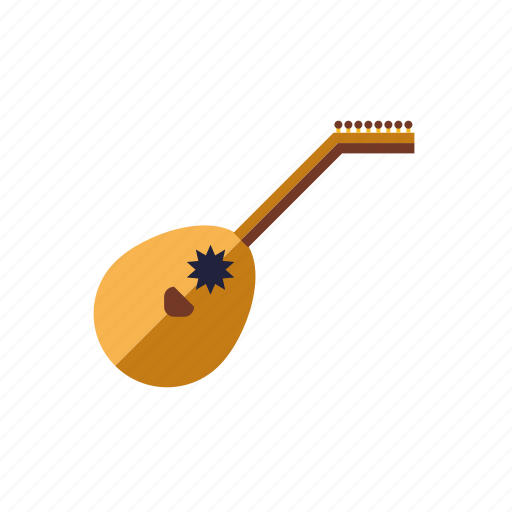 Instrument, lute, music, sound, string icon - Download on Iconfinder