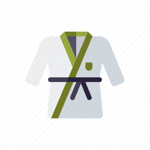 Clothing, combat sports, equipment, judo, judogi, sports, suit icon - Download on Iconfinder