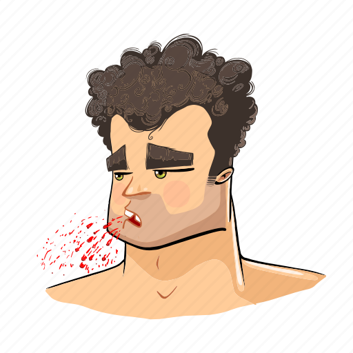 Blood, defeated, face, level, punch, two, user icon - Download on Iconfinder