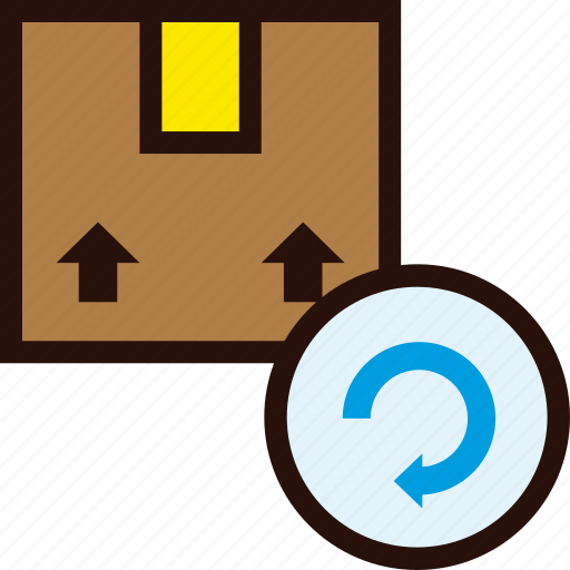 Box, delivery, package, reload, resend, send, update icon - Download on Iconfinder