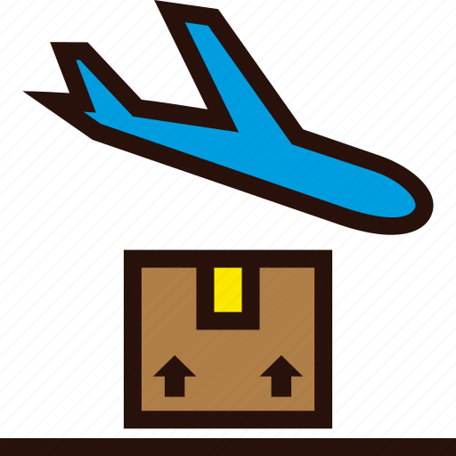 Airplane, arrived, order, package, plane, shipping icon - Download on Iconfinder