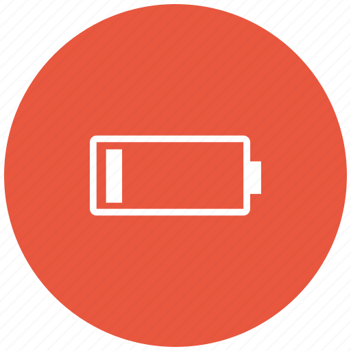 Battery level, battery status, charge, charging, low, low battery, poor battery icon - Download on Iconfinder