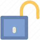padlock, protection, security sign, unlock, unlock sign