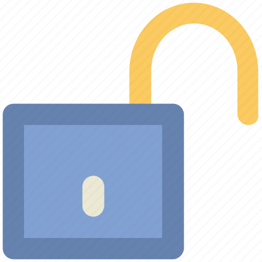 Padlock, protection, security sign, unlock, unlock sign icon - Download on Iconfinder