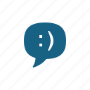 chat bubble, emoticon, smiley, speech bubble