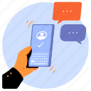 communication, chat, messaging, message, talk, messenger, conversation